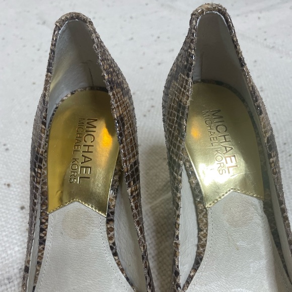 Michael Kors Snakeskin Heels - Picture 6 of 12